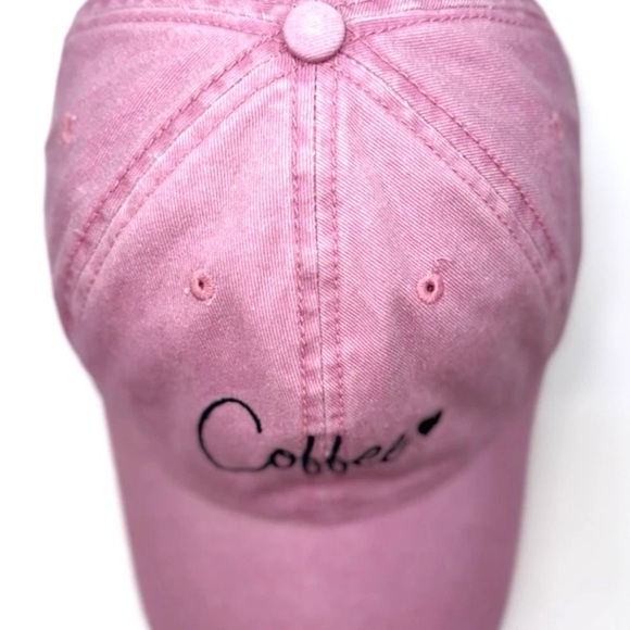 Hat Womens Coffee Pink Black Letter Design Baseball Hat Cap Adjustable Fit OSFA - Picture 5 of 7